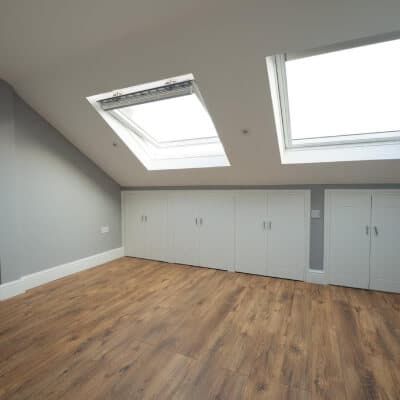 Laminate flooring with realistic wood texture