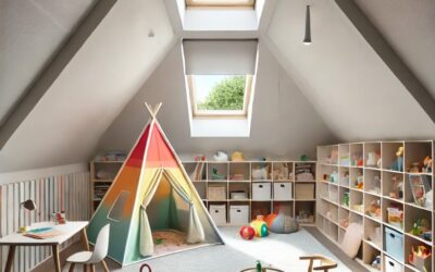 Attic space redesigned for dual use