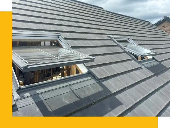 Leak-proof roofing for attic bedroom